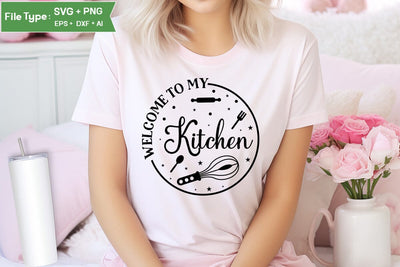 Welcome To My Kitchen SVG Design, Funny Kitchen SVG Design, Valentine Kitchen SVG Design, SVGs,Quotes and Sayings,Food & Drink,On Sale, Print & Cut SVG DesignPlante 503 