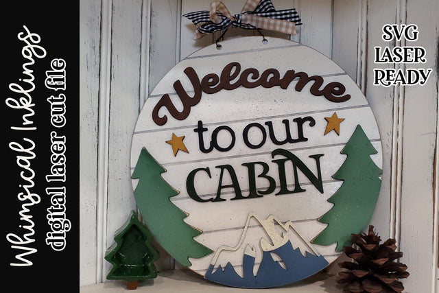 Welcome to our Cabin SVG Whimsical Inklings 