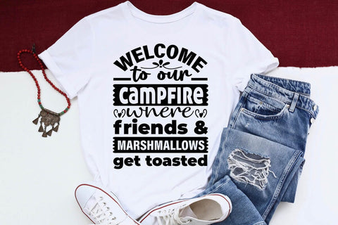 welcome to our campfire where friends & marshmallows get toasted-01 SVG Angelina750 