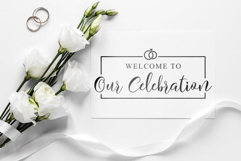 Welcome to Our Celebration, Wedding SVG SVG CraftLabSVG 