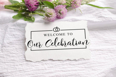 Welcome to Our Celebration, Wedding SVG SVG CraftLabSVG 