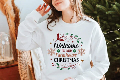 Welcome to our farmhouse christmas SVG Angelina750 