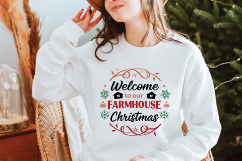 Welcome to our farmhouse christmas SVG Angelina750 