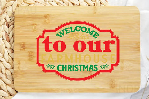Welcome to our farmhouse christmas SVG Angelina750 