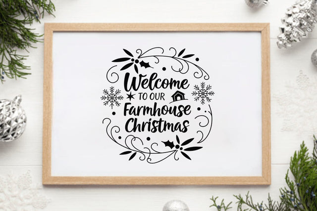 Welcome to our farmhouse christmas SVG Angelina750 