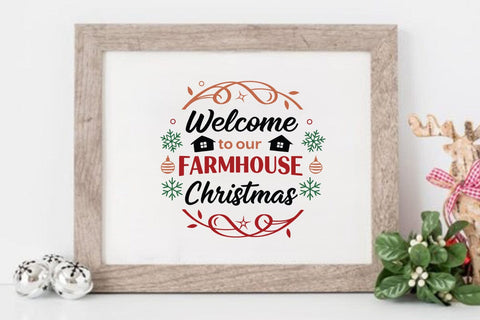 Welcome to our farmhouse christmas SVG Angelina750 