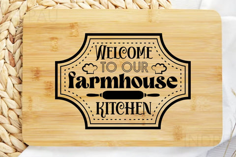 Welcome to our farmhouse kitchen SVG Angelina750 