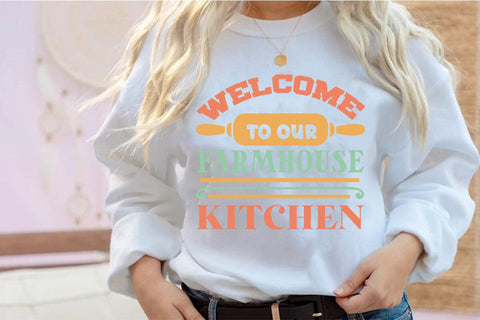 Welcome To Our Farmhouse Kitchen SVG Angelina750 