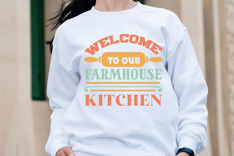Welcome To Our Farmhouse Kitchen SVG Angelina750 