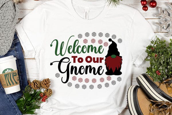 Welcome To Our Gnome SVG Angelina750 