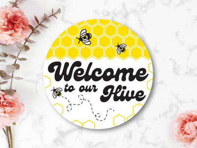 Welcome to our Hive Round Sign Sublimation Caffeinated SVGs 