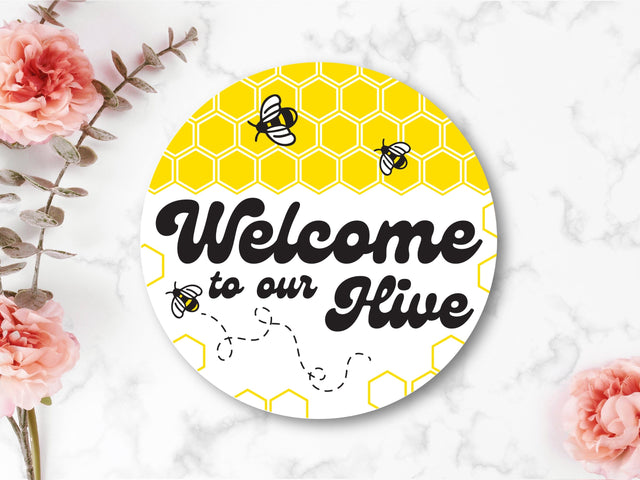 Welcome to our Hive Round Sign Sublimation Caffeinated SVGs 