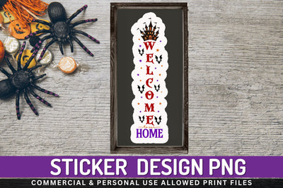 Welcome to our home Stickers Design Sublimation Regulrcrative 