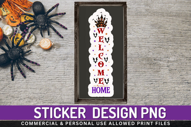 Welcome to our home Stickers Design Sublimation Regulrcrative 