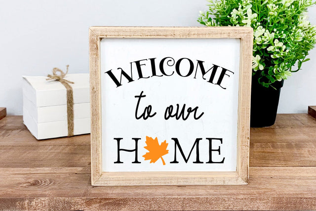 Welcome to Our Home SVG PNG DXF EPS Cut File - Cricut & Silhouette Design SVG Sublimatiz Designs 