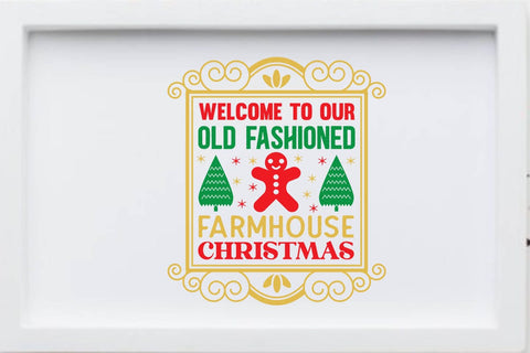 Welcome to our old fashioned farmhouse christmas SVG Angelina750 