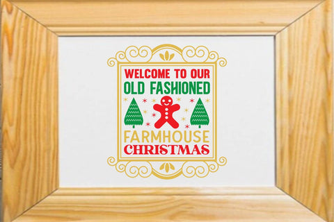 Welcome to our old fashioned farmhouse christmas SVG Angelina750 