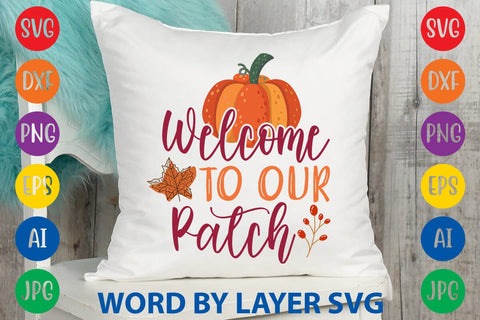 Welcome To Our Patch SVG DESIGN SVG Rafiqul20606 