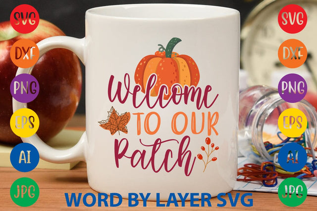 Welcome To Our Patch SVG DESIGN SVG Rafiqul20606 