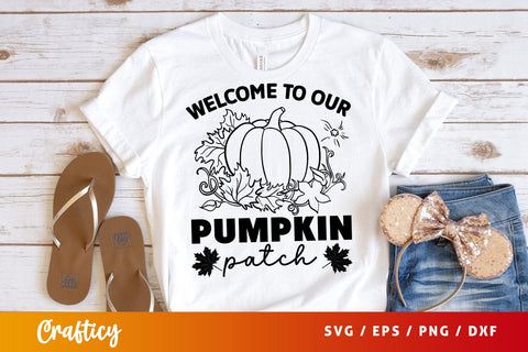 welcome to our pumpkin patch svg Design SVG Designangry 