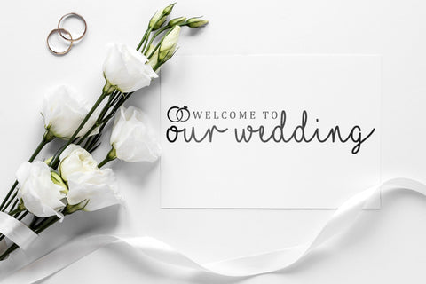 Welcome to Our Wedding, Marriage SVG File SVG CraftLabSVG 