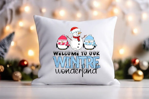 welcome to our winter wonderland PNG Design Sublimation Designangry 