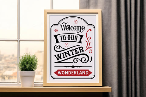 Welcome to our winter wonderland svg design SVG Regulrcrative 