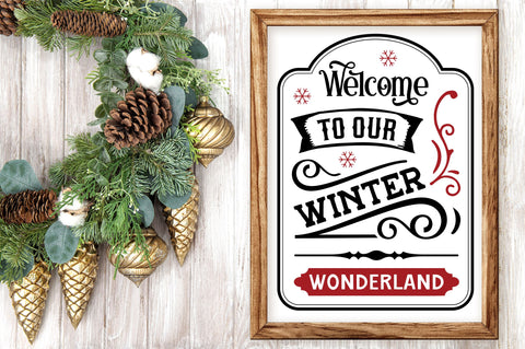 Welcome to our winter wonderland svg design SVG Regulrcrative 