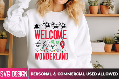 Welcome to Our Wonderful SVG Design, Christmas SVG Cut File, Christmas SVG Quotes, Merry Christmas SVG Design, Christnmas Sublimation PNG SVG BlackCatsMedia 