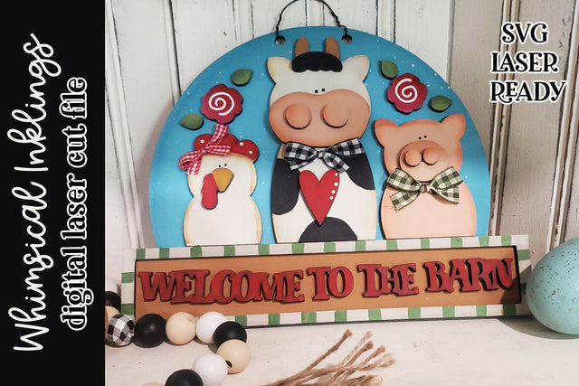 Welcome to the Barn SVG Whimsical Inklings 