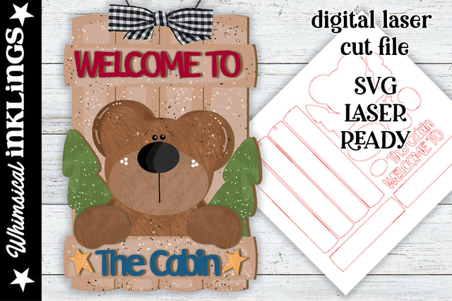 Welcome to the Cabin SVG Whimsical Inklings 