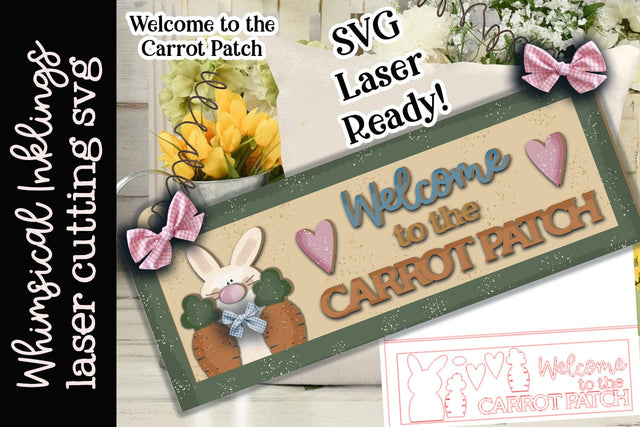 Welcome to the Carrot Patch SVG Whimsical Inklings 