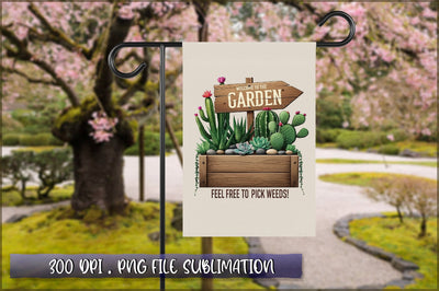 Welcome to the Garden Flag Sublimation Sublimation Shetara Begum 