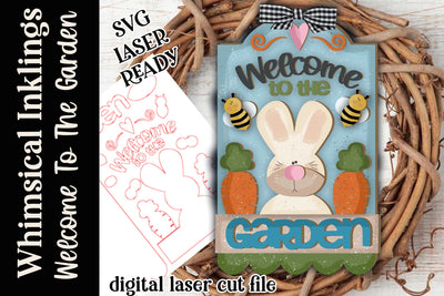 Welcome to the Garden SVG Whimsical Inklings 