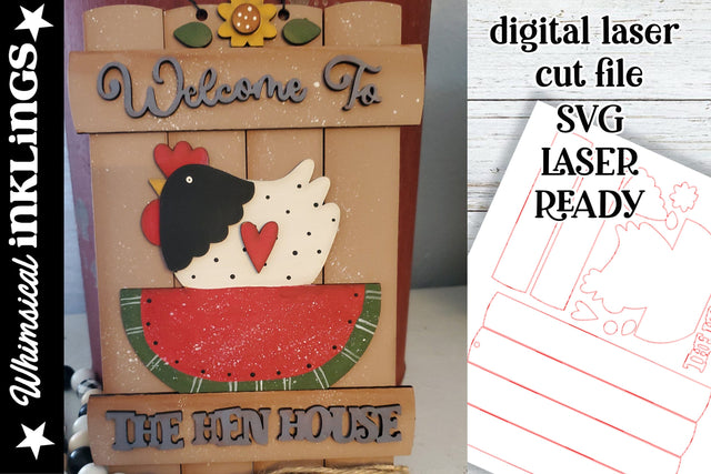 Welcome to the Hen House SVG Whimsical Inklings 