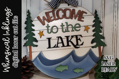 Welcome to the Lake SVG Whimsical Inklings 