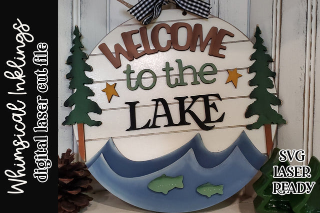 Welcome to the Lake SVG Whimsical Inklings 