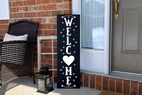 Welcome, Valentines Porch Sign SVG SVG CraftLabSVG 
