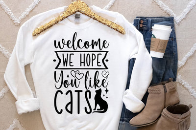 Welcome we hope you like cats SVG Design SVG Designangry 