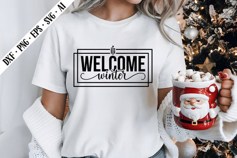 Welcome Winter Svg, Christmas Svg Designs SVG shah alam 