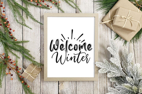 Welcome winter SVG Design SVG Designangry 