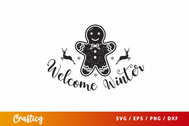 Welcome Winter Svg Design SVG Designangry 