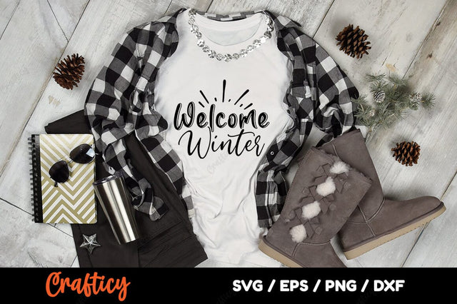 Welcome winter SVG Design SVG Designangry 