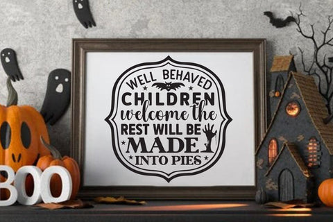 Well behaved children welcome the rest SVG Angelina750 