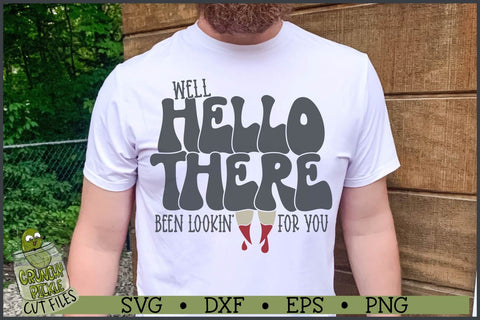 Well Hello There Fangs Halloween SVG File SVG Crunchy Pickle 