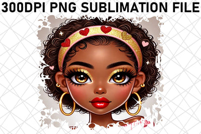wellness in style! , Beautiful PNG designs for massage balls, Love Girl Sublimation afrosvg 