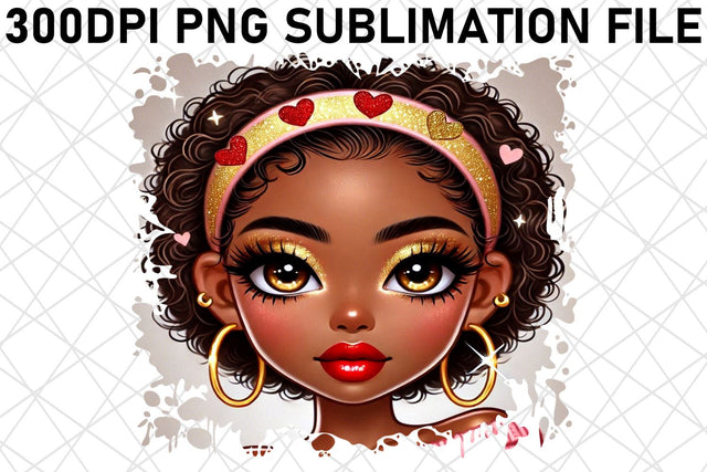 wellness in style! , Beautiful PNG designs for massage balls, Love Girl Sublimation afrosvg 