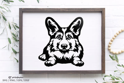 Welsh Corgi Svg, Corgi Svg, Welsh Corgi Dog Svg, Dog Silhouette Svg, Dog Svg SVG Artinrhythm shop 