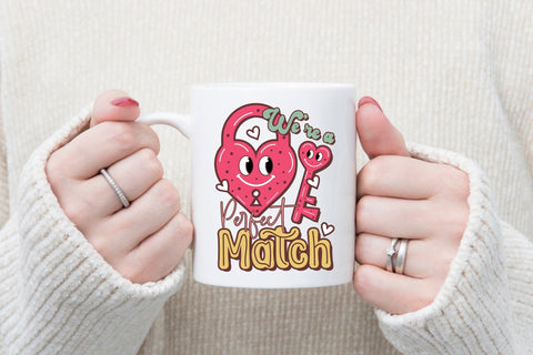 We're a Perfect Match PNG Sublimation Sublimation CraftLabSVG 