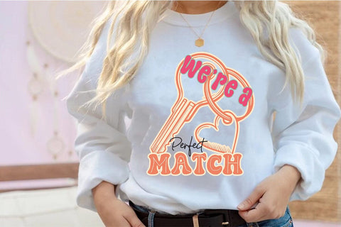 Were A Perfect Match SVG Angelina750 